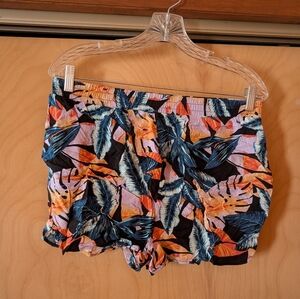 SOLD Wild Fable Multicolor Tropical Print Women's Athletic Shorts